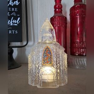 Vintage Avon glass church